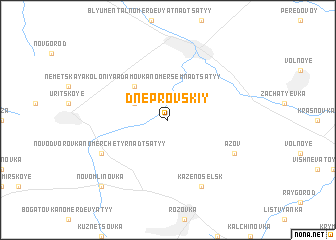 map of Dneprovskiy