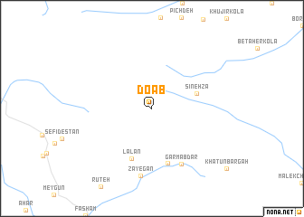 map of Do Āb