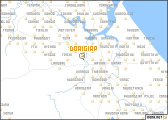 map of Ðoài Giáp
