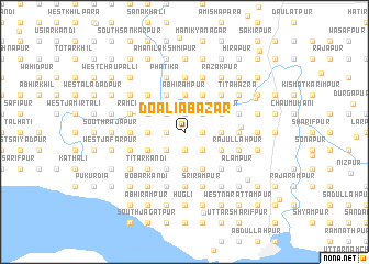 map of Doāliābāzār
