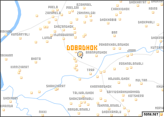 map of Doba Dhok