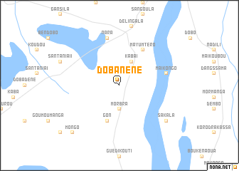 map of Dobanène