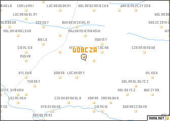 map of Dobcza