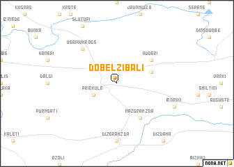 map of Dobeļžibali