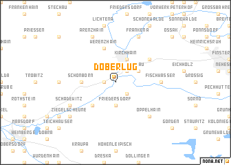 map of Doberlug