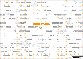 map of Döbersing