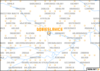 map of Dobiesławice