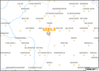 map of Dobīla