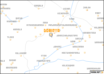 map of Dōbiryā