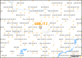 map of Döblitz