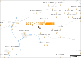 map of Dobokanagyjárás