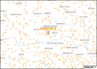 map of Dobrače