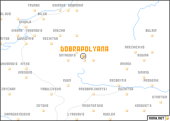 map of Dobra Polyana