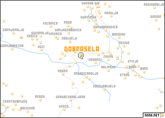 map of Dobra Sela