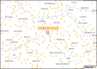 map of Dobra Voda