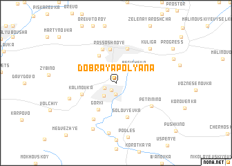 map of Dobraya Polyana