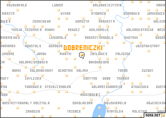 map of Dobreniczki