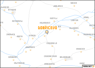 map of Dobričevo