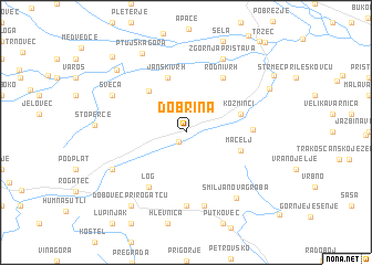 map of Dobrina