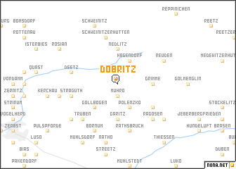 map of Dobritz