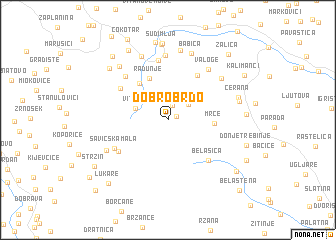 map of Dobro Brdo