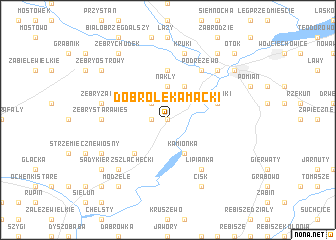 map of Dobrołęka Maćki