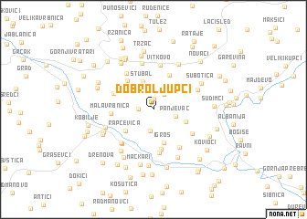 map of Dobroljupci