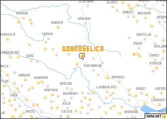 map of Dobroselica
