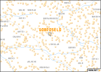 map of Dobro Selo