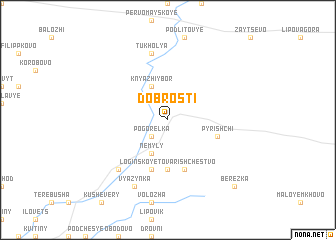 map of Dobrosti