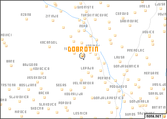 map of Dobrotin