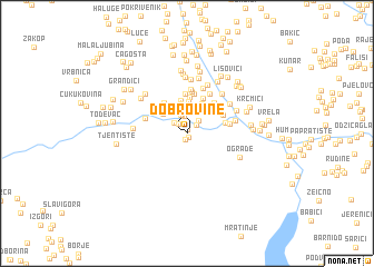 map of Dobrovine