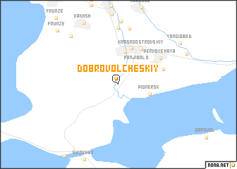 map of Dobrovolcheskiy