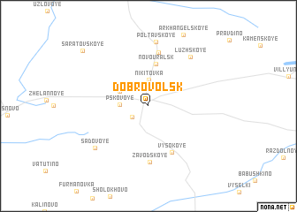 map of Dobrovol\