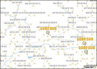 map of Dobrowa