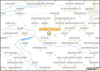 map of Dobrowoda