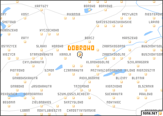map of Dobrowo