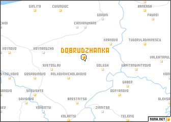 map of Dobrudzhanka