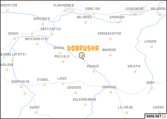 map of Dobrusha