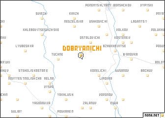 map of Dobryanichi