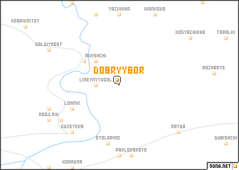 map of Dobryy Bor