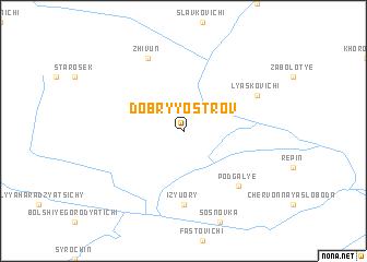 map of Dobryy Ostrov