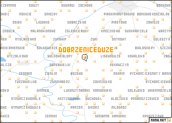 map of Dobrzenice Duże