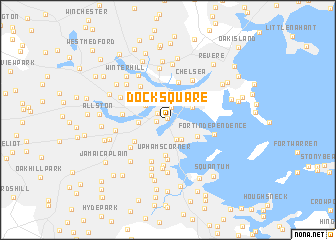 map of Dock Square