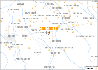 map of Do Dāngeh