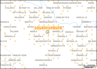 map of Dodankumbura
