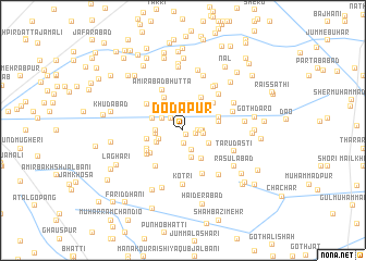 map of Dodāpur