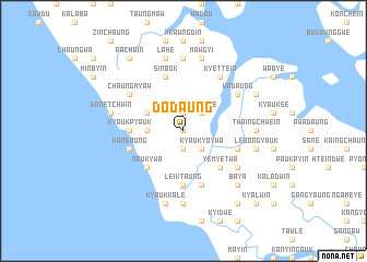 map of Dodaung