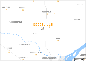 map of Dodgeville