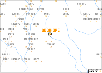 map of Dodikopé